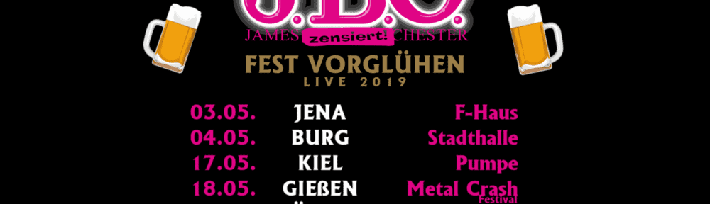 J.B.O. – „Fest-Vorglühen“ – Frühjahrstermine als Warm Up zum großen Jubiläum bestätigt